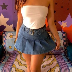 "Maxim Capacity Pleated Skirt" Sugar Thrillz y2k